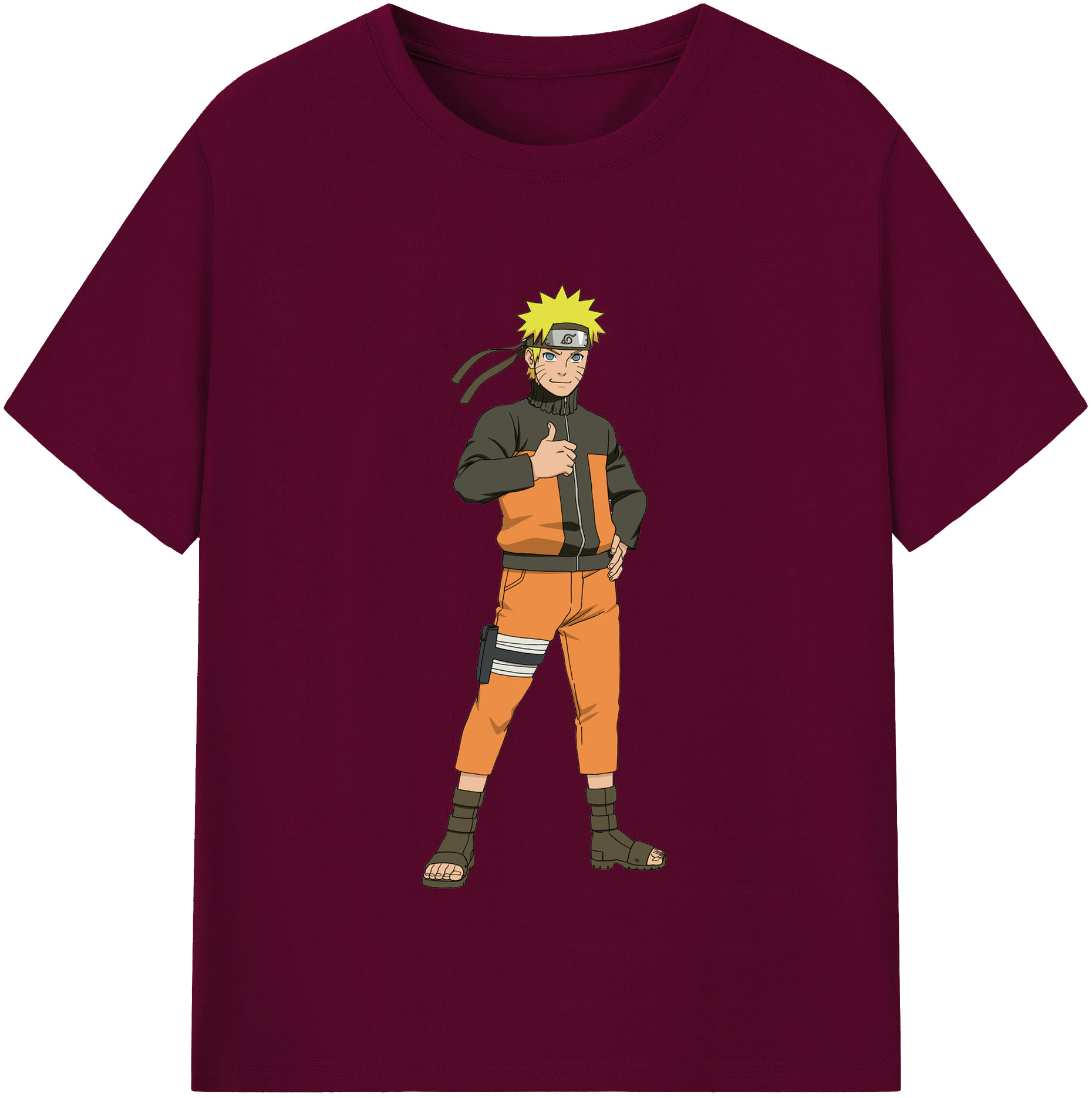 （画像用） NARUTO -ナルト- うずまき ナルト Uzumaki Naruto レディースカジュアルプリントTシャツ（綿100％）
